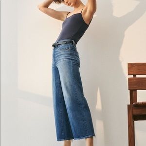 Madewell Wide Leg Crop in Finney wash, size 24